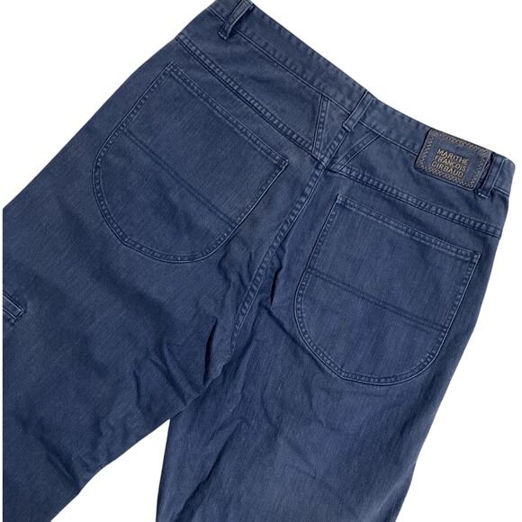 Vtg Marithe Francois Girbaud Jeans Mens 36X32 Ice Blue Loose Straight Street 90s - Picture 1 of 10